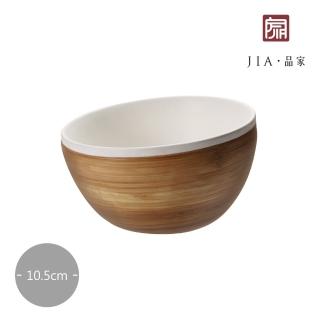 【JIA 品家】一家人吃飯系列雙層竹瓷碗10.5cm-無彩盒/裸裝(白色)