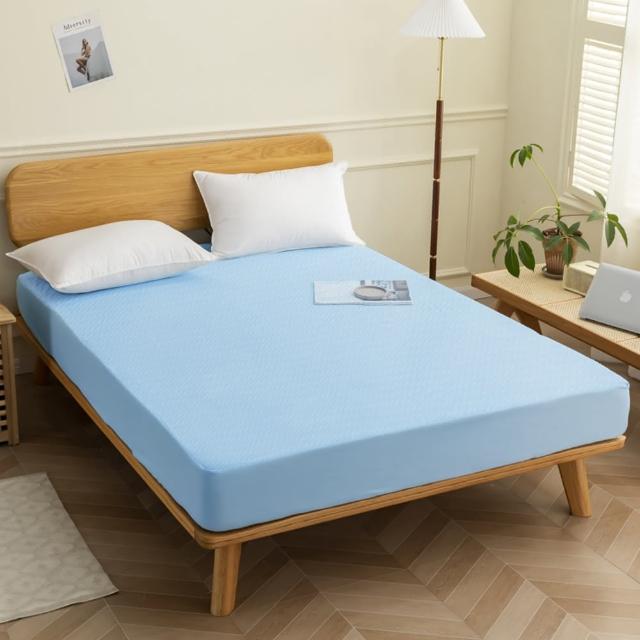 【ALAI寢飾工場】100%防水床包式保潔墊 單人3.5尺 床包加高型38cm(台灣製/防蹣 多樣專利認證檢驗)