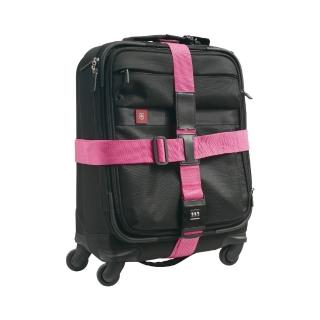 密碼鎖十字行李帶-紅色(行李束帶)