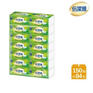 【PASEO 倍潔雅】柔軟舒適抽取式衛生紙(150抽84包/箱)