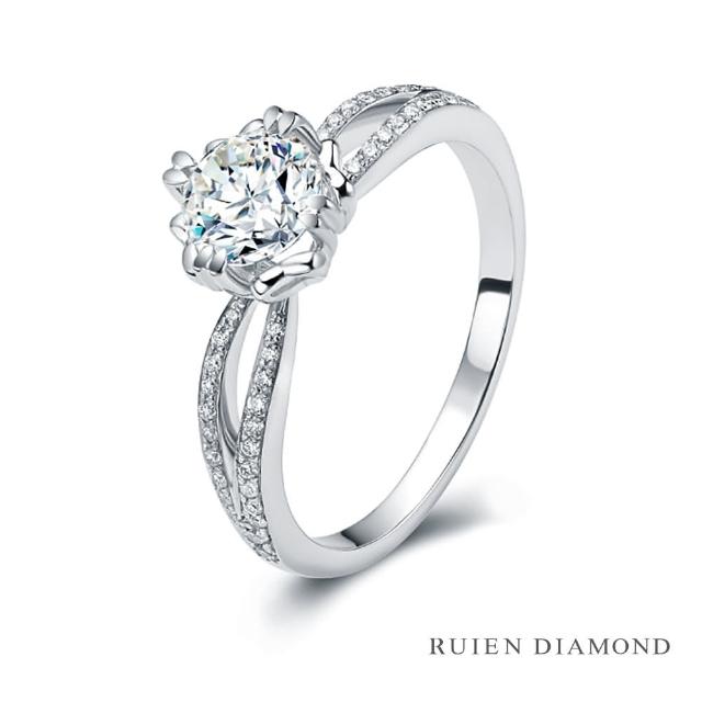 【RUIEN DIAMOND 瑞恩鑽石】GIA30分 D VVS2 3EX(18K白金 鑽石戒指)