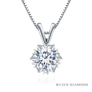 【RUIEN DIAMOND 瑞恩鑽石】GIA30分 D VVS2 3EX(18K白金 鑽石項墜 星光)