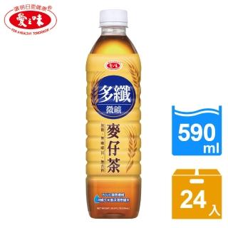 【愛之味】多纖微礦麥仔茶590ml x24入/箱