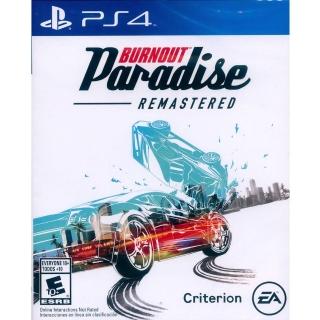 【SONY 索尼】PS4 橫衝直撞：狂飆樂園 重製版 英文美版(拉丁封面 Burnout Paradise)