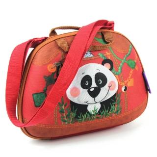 【okiedog】兒童3D動物造型側背包(貓熊)