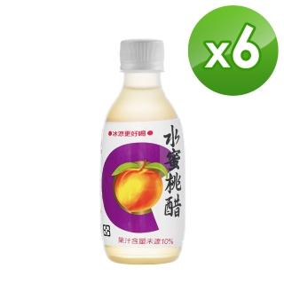 【百家珍】水蜜桃即飲醋6入(280mL)