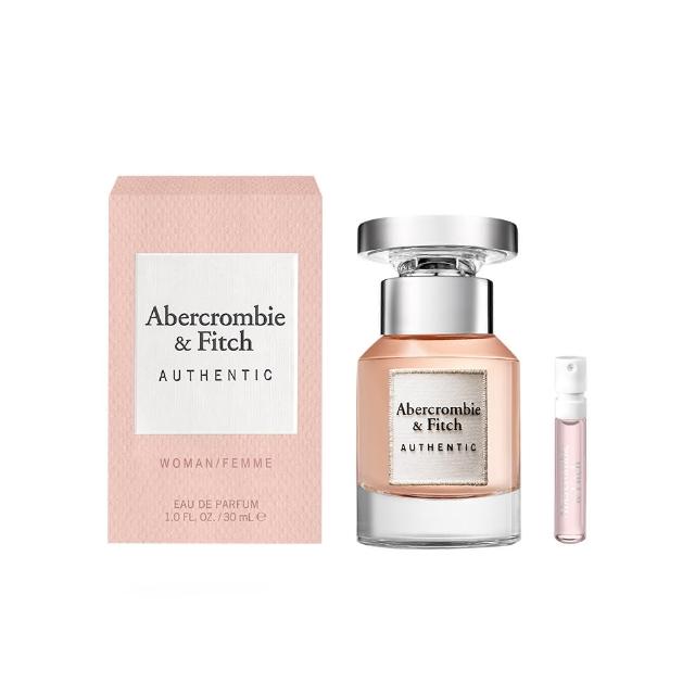 【Abercrombie & Fitch】真我女性淡香精30ml(贈隨機針管乙支)