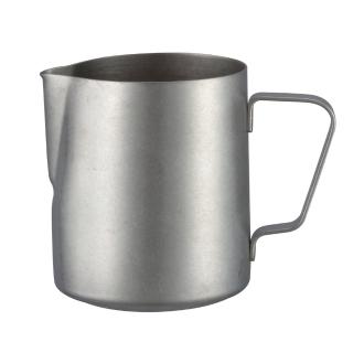 【青芳製作所】仿舊不銹鋼拉花杯350ml