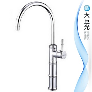【大巨光】日本陶瓷心竹節造型加高檯面單槍水龍頭(KD-068-2)