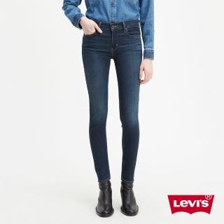 【LEVIS】女款 710 中腰超緊身 / 超彈力牛仔褲 / 四向彈性延展 / 深藍微刷白(熱銷緊身版型)