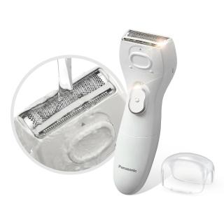 【Panasonic 國際牌】乾濕兩用電動美體除毛機 可水洗 得體刀 附清潔刷 日本進口(內附中文說明書)