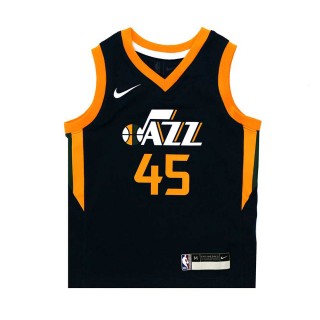 【NIKE】REPLICA ICON ROAD JERSEY PLAYER 中大童 籃球背心(WZ2B3BZ6P-JAZDM)