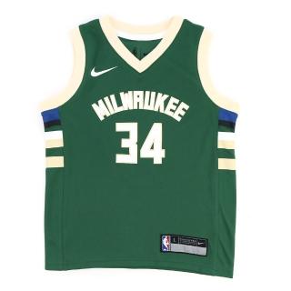 【NIKE】運動背心 籃球衣 REPLICA ICON ROAD JERSEY 中大童(WZ2B3BZ6P-BCKGA)