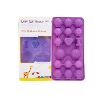 【韓國BABY JOY】鉑金矽膠造型製冰盒 企鵝(冰磚 果汁 冰塊 情人節巧克力模具 果凍 食物模具)