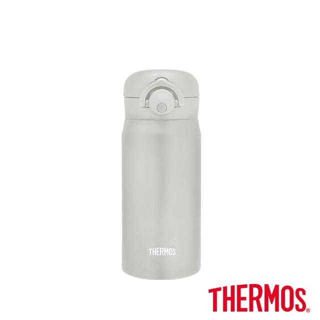 【THERMOS膳魔師】買1送1_不鏽鋼輕量彈蓋保溫瓶350ml(JNR-351+JNR-351)