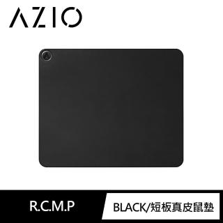 【AZIO】AZIO RETRO CLASSIC 義大利手工牛皮滑鼠墊 方形 黑色(鍵盤鼠墊)