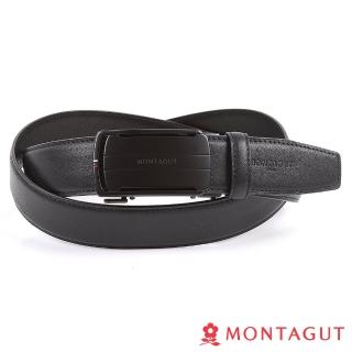 【MONTAGUT 夢特嬌】設計師款PARIS香榭風358(真皮自動扣皮帶)