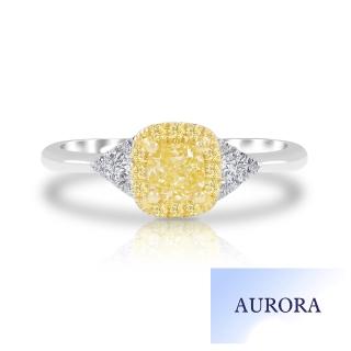 【AURORA 歐羅拉】品味30分黃彩鑽戒(18K)