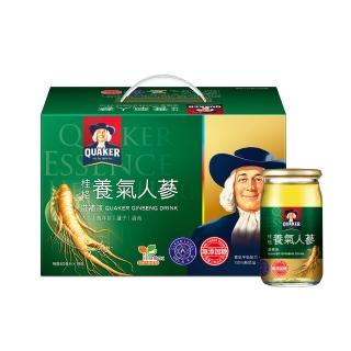 【QUAKER 桂格】無糖養氣人蔘禮盒60ml×19入×1盒(共19入 送禮推薦/母親節禮物)
