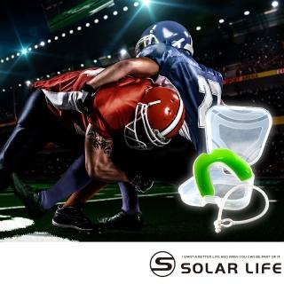 【索樂生活】專業運動牙套護齒器-DBT兩用式牙套(可塑型護牙套雙層防磨牙EVA護齒套拳擊籃球附收納盒)