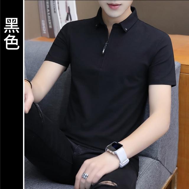 【NEW POWER】紳士型男拉鍊領口POLO衫-3色可選(簡約時尚/親膚/吸濕排汗)