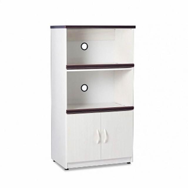 【ASSARI】防潮防蛀緩衝二拖盤塑鋼電器櫃(寬65x深43x高124cm)