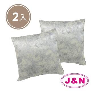 【J&N】金宣銀抱枕-60x60cm(2入-1組)