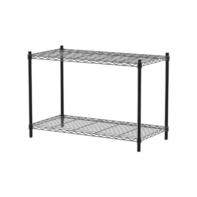 【dayneeds 日需百備】輕型 90x45x60公分 烤漆二層架(鐵力士架/收納層架/鞋架/展示架/層架/鐵架)