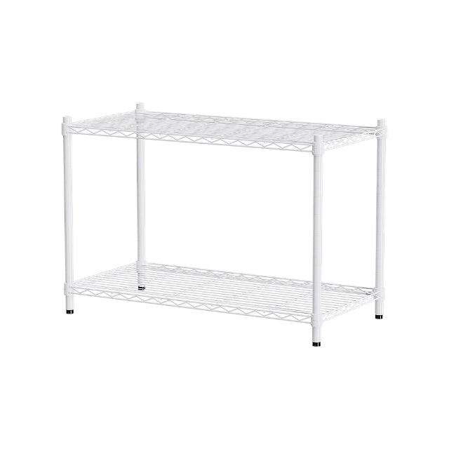 【dayneeds 日需百備】輕型 90x45x60公分 烤漆二層架(鐵力士架/收納層架/鞋架/展示架/層架/鐵架)