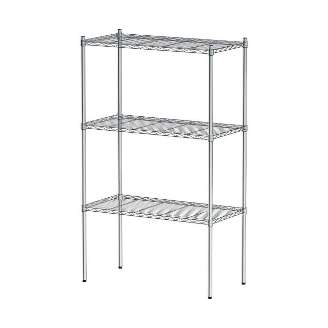 【dayneeds 日需百備】輕型 90x45x150公分三層架 三色可選(鐵力士架/收納層架/鞋架/展示架/層架/鐵架)