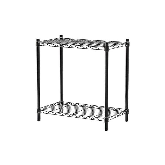 【dayneeds 日需百備】輕型 60x35x60公分二層波浪架 三色可選(鐵力士架/收納層架/鞋架/展示架/層架/鐵架)