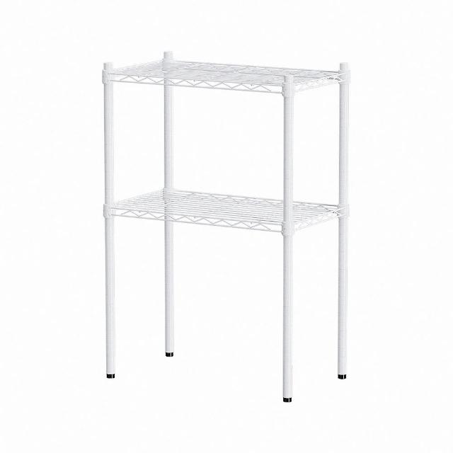 【dayneeds 日需百備】輕型 60x35x90公分二層波浪架 三色可選(鐵力士架/收納層架/鞋架/展示架/層架/鐵架)