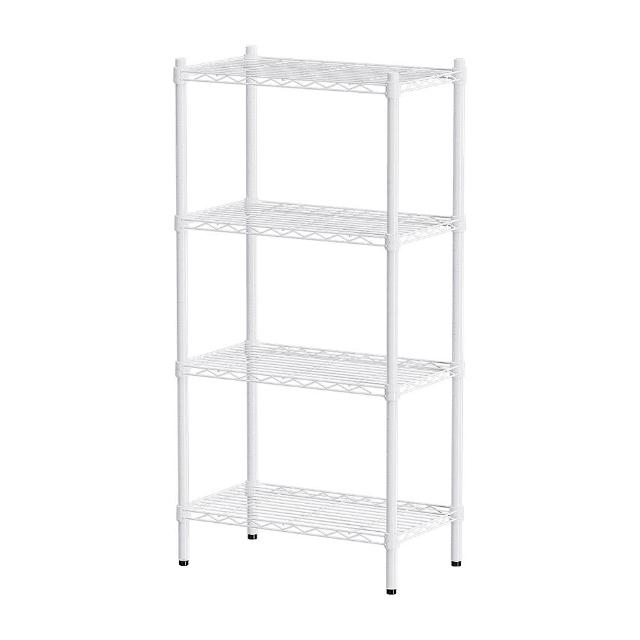 【dayneeds 日需百備】輕型 60x35x120公分 四層波浪架 三色可選(鐵力士架/收納層架/鞋架/展示架/層架/鐵架)