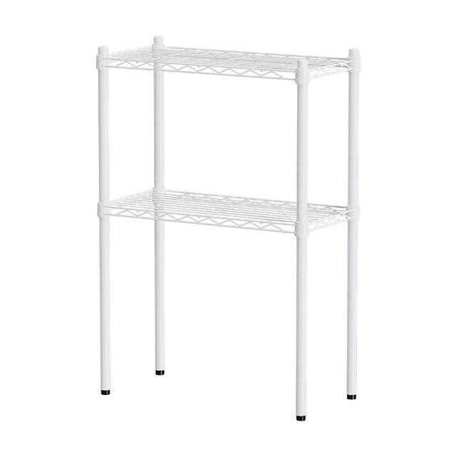【dayneeds 日需百備】輕型 60x30x90公分烤漆二層架(鐵力士架/收納層架/鞋架/展示架/層架/鐵架)