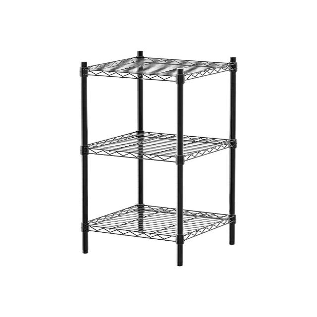 【dayneeds 日需百備】輕型 45x45x75公分烤漆三層架(鐵力士架/收納層架/鞋架/展示架/層架/鐵架)
