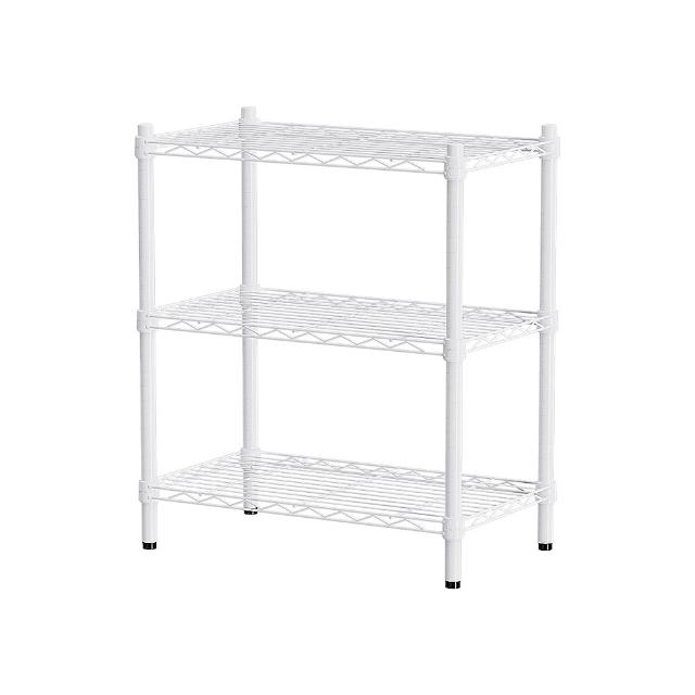 【dayneeds 日需百備】輕型 60x45x75公分烤漆三層架(鐵力士架/收納層架/鞋架/展示架/層架/鐵架)