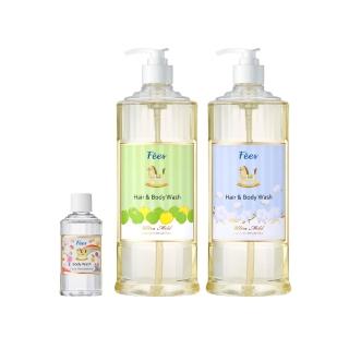 【Fees 法緻】嬰兒柔護洗髮沐浴精600ml 2入組