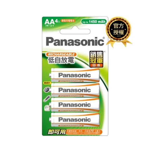 Panasonic 國際牌 Panasonic充電池3號4入bk 3lgat4btw 經濟型 Momo購物網