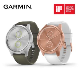 【GARMIN】vivomove style 指針智慧腕錶(矽膠錶帶)