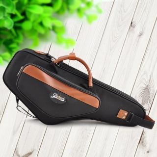 【美佳音樂】Jinchuan 防水牛津 手提/雙肩背 高級皮革中音薩克斯風包(薩克斯風袋)