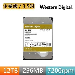 【WD 威騰】金標 12TB 企業級 3.5吋 SATA硬碟(WD121KRYZ)