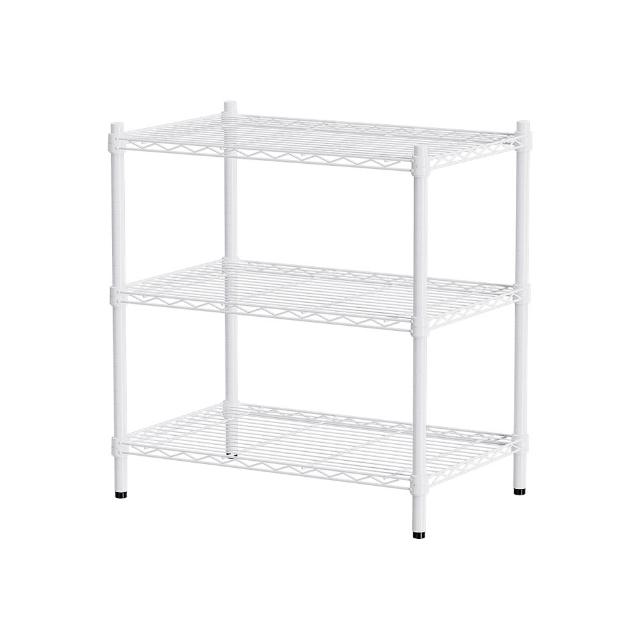 【dayneeds 日需百備】輕型 70x45x75公分烤漆三層架(鐵力士架/收納層架/展示架/層架/鐵架)