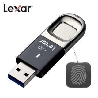 【Lexar 雷克沙】64GB JumpDrive F35 USB3.0指紋加密隨身碟