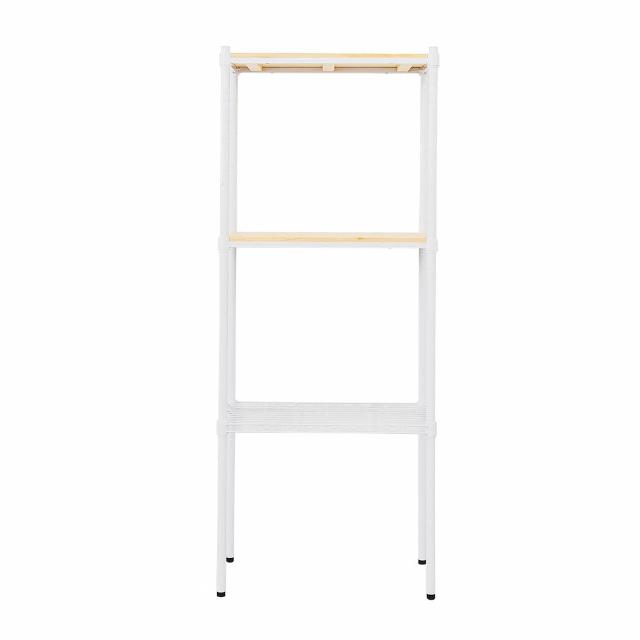 【dayneeds 日需百備】松木 60x30x150公分烤漆三層架 多款可選(木板層架/收納層架/展示架/層架/鐵架)