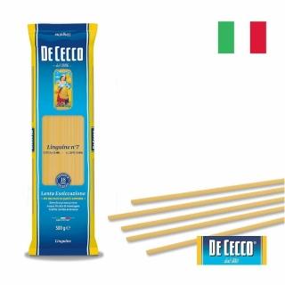 【DE CECCO 得科】CE CECCO寬扁細麵N.7 500G/包(進口食材)