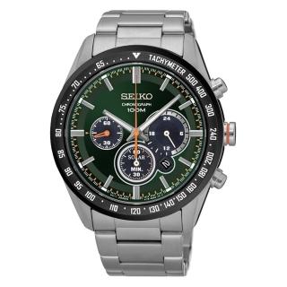 【SEIKO 精工】Criteria時尚率性太陽能計時腕錶/(V175-0DK0M/SSC469P1)