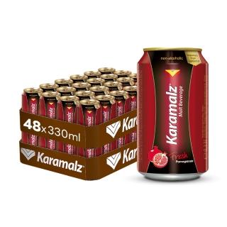 即期品【Karamalz卡麥隆】黑麥汁330mlx2箱(共48入;石榴風味)