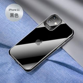 3D Air iPhone 11炫動金屬防刮透明手機保護殼/保護套(黑色)