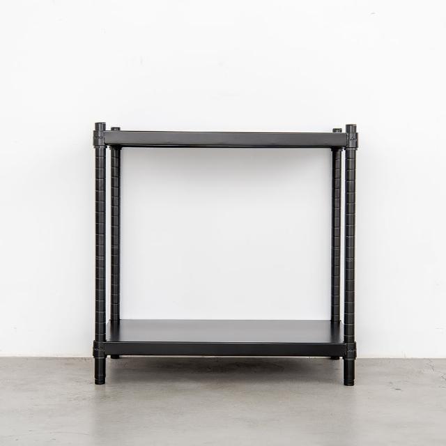 【dayneeds 日需百備】極致工藝 60x35x60cm 烤漆二層架(展示架/儲藏架/收納層架/層架/鐵架)