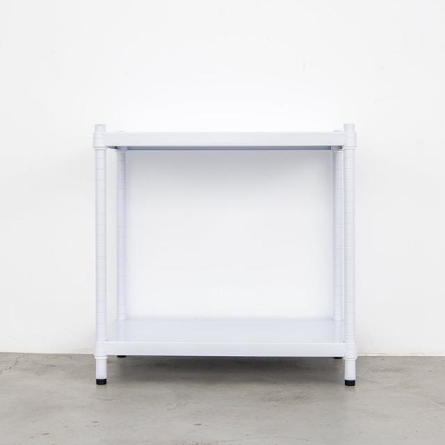 【dayneeds 日需百備】極致工藝 60x35x60cm 烤漆二層架(展示架/儲藏架/收納層架/層架/鐵架)